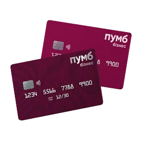 Дві платіжні картки від "ПУМБ"